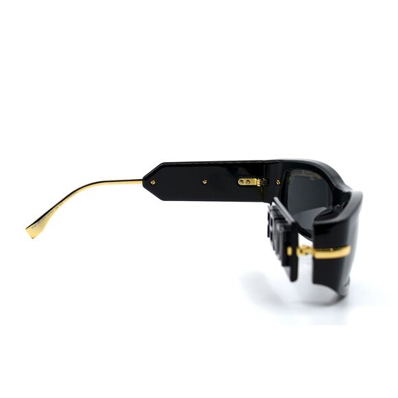 NEW! FENDI FE40120I 01A BLACK GREY MEN'S AUTHENTIC SUNGLASSES MADE IN ITALY - Picture 10 of 11